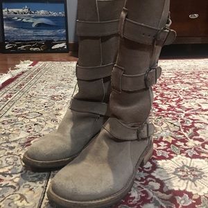Frye below the knee suede boots